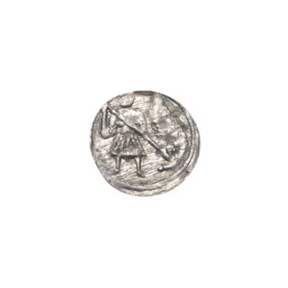Denarius, Boleslaw III Krzywousty (prince of Poland; 1107–1138). Obverse: in a beaded border, a