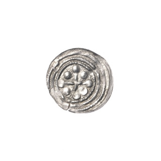 denarius, Boleslaw III Krzywousty (prince of Poland; 1086–1138), allegories, spearhead (issue