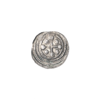 Denarius of Boleslaw III Krzywousty (Prince of Poland; ca. 1107–1138). Obverse: within a beaded