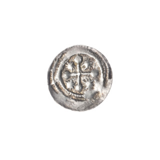 denarius, Boleslaw III Krzywousty (prince of Poland; 1086-1138), allegories, equal-armed cross,