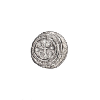 denarius, Boleslaw III Krzywousty (prince of Poland; 1086–1138), equal-armed cross, crosses,