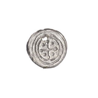 denarius, Boleslaw III Krzywousty (prince of Poland; 1086–1138), allegories, spearhead (issue