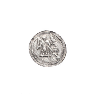 denarius, Boleslaw III Krzywousty (prince of Poland; 1086–1138), allegories, equal-armed cross,
