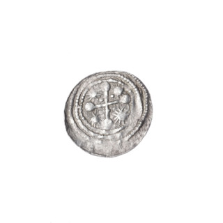 Denarius, Boleslaw III Krzywousty (prince of Poland; 1086–1138). Romanesque style coin, ca.