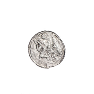 denarius, Boleslaw III Krzywousty (prince of Poland; 1086–1138), allegories, spearhead (issue