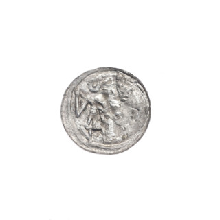 Denarius, Boleslaw III Krzywousty (prince of Poland; 1086–1138). Obverse: in a linear border, a