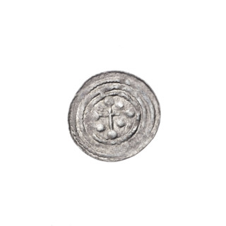 denarius, Boleslaw III Krzywousty (prince of Poland; 1086-1138), allegories, equal-armed cross,