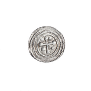 denarius, Boleslaw III Krzywousty (prince of Poland; 1086–1138), allegories, equal-armed cross,