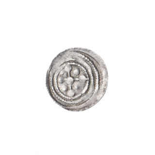 Denarius of Boleslaw III Krzywousty (prince of Poland; ca. 1086–1138), ca. 1125–1138. Obverse: in