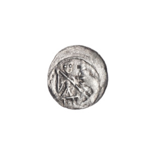 denarius, Boleslaw III Krzywousty (prince of Poland; 1107–1138), allegories, equal-armed cross,