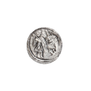 denarius, Boleslaw III Krzywousty (prince of Poland; 1086–1138), allegories, equal-armed cross,