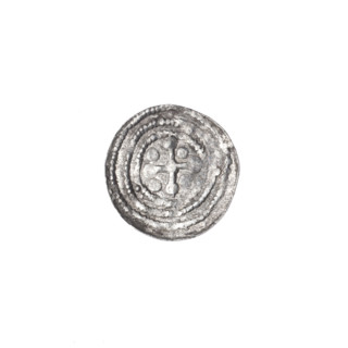 denarius, Boleslaw III Krzywousty (prince of Poland; 1086–1138), allegories, spearhead (issue