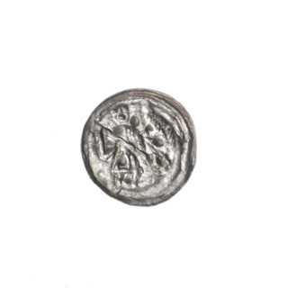 denarius, Boleslaw III Krzywousty (prince of Poland; 1086–1138), allegories, spearhead (issue