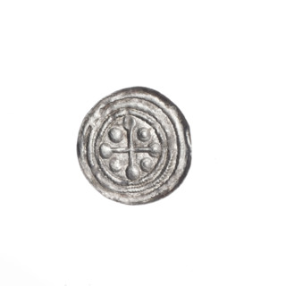 denarius, Boleslaw III Krzywousty (prince of Poland; 1086–1138), allegories, spearhead (issue