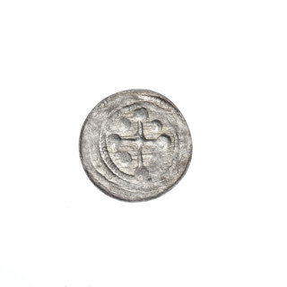 denarius, Boleslaw III Krzywousty (prince of Poland; 1086–1138), allegories, spearhead (issue