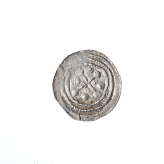 Denarius, Boleslaw III Krzywousty (prince of Poland; 1086–1138). Obverse: in a beaded border, a