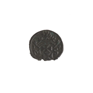 Gdansk denarius, Sigismund I the Old (King of Poland; reign 1506–1548). Obverse: in the border the