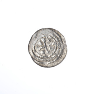 denarius, Boleslaw III Krzywousty (prince of Poland; 1107–1138), allegories, equal-armed cross,