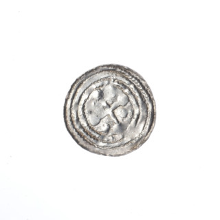 denarius, Boleslaw III Krzywousty (prince of Poland; 1107–1138), allegories, equal-armed cross,