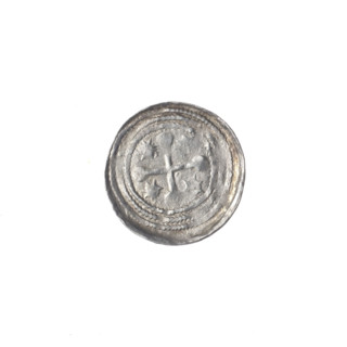 denarius, Boleslaw III Krzywousty (prince of Poland; 1086–1138), allegories, chain mail,