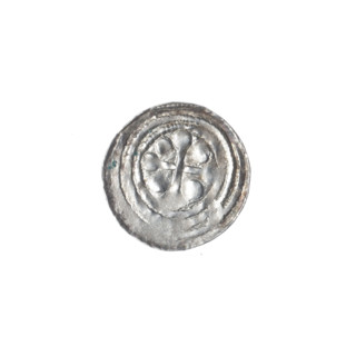 denarius, Boleslaw III Krzywousty (prince of Poland; 1086–1138), allegories, equal-armed cross,