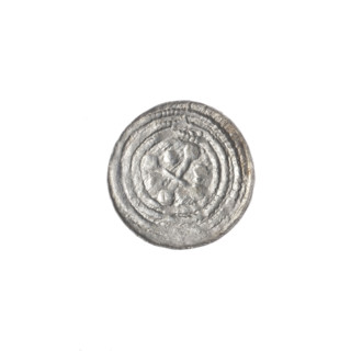 Denarius, Boleslaw III Krzywousty (prince of Poland; ca. 1125–1138). Obverse: in beaded border, a