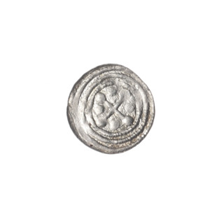 denarius, Boleslaw III Krzywousty (prince of Poland; 1086–1138), allegories, equal-armed cross,