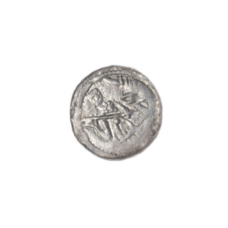 denarius, Boleslaw III Krzywousty (prince of Poland; 1086–1138), allegories, equal-armed cross,