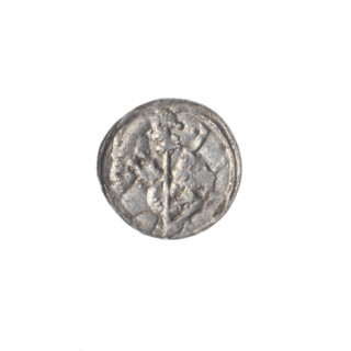 denarius, Boleslaw III Krzywousty (prince of Poland; 1086–1138), allegories, spearhead (issue