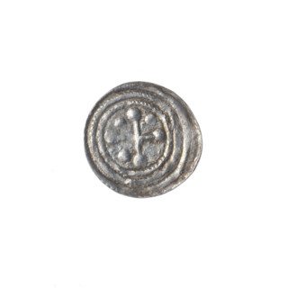 denarius, Boleslaw III Krzywousty (prince of Poland; 1086–1138), allegories, spearhead (issue