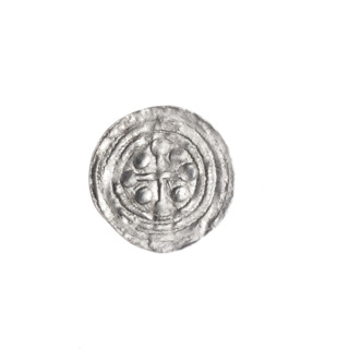 denarius, Boleslaw III Krzywousty (Prince of Poland; 1107–1138), allegories, equal-armed cross,