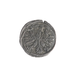 Lithuanian denarius, Sigismund II Augustus (King of Poland; 1544–1572); emblems of the Jagiellons