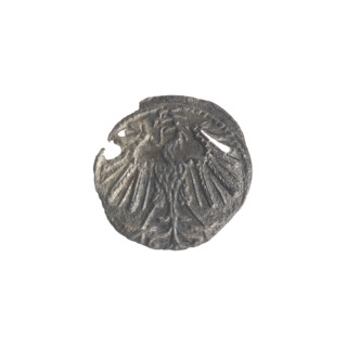Lithuanian denarius, Sigismund II Augustus (King of Poland; 1544–1572); emblems of the Jagiellons
