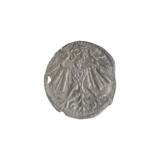 Lithuanian denarius, Sigismund II Augustus (King of Poland; 1544–1572); emblems of the Jagiellons