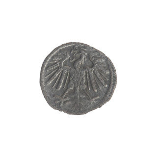 Lithuanian denarius, Sigismund II Augustus (King of Poland; 1544–1572); emblems of the Jagiellons