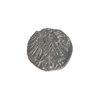 Lithuanian denarius, Sigismund II Augustus (King of Poland; 1544–1572); emblems of the Jagiellon
