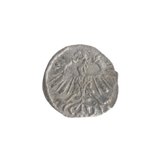 Lithuanian denarius, Sigismund II Augustus (King of Poland; 1544–1572); emblems of the Jagiellon