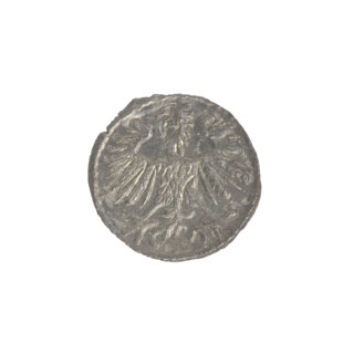 Lithuanian denarius, Sigismund II Augustus (King of Poland; 1544–1572); emblems of the Jagiellons