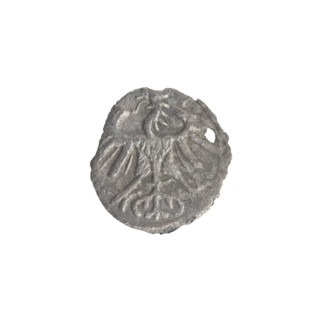 Lithuanian denarius, Sigismund II Augustus (King of Poland; 1544–1572); emblems of the Jagiellon