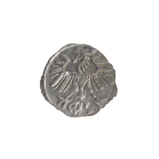 Lithuanian denarius, Sigismund II Augustus (King of Poland; 1544–1572); emblems of the Jagiellon