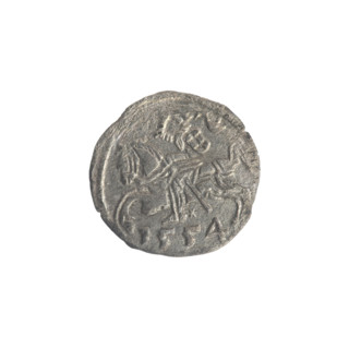 Lithuanian denarius, Sigismund II Augustus (King of Poland; 1544–1572); emblems of the Jagiellons