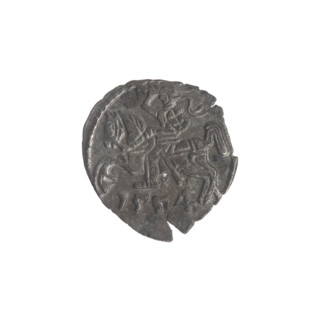 Lithuanian denarius, Sigismund II Augustus (King of Poland; 1544–1572); emblems of the Jagiellon