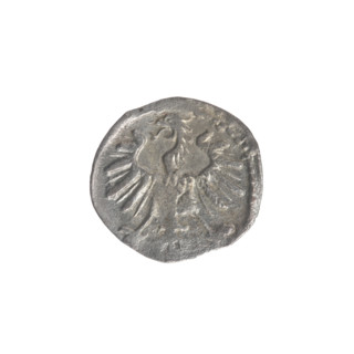 Lithuanian denarius, Sigismund II Augustus (King of Poland; 1544–1572); emblems of the Jagiellon