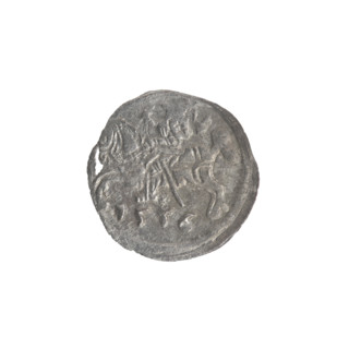 Lithuanian denarius, Sigismund II Augustus (King of Poland; 1544–1572); emblems of the Jagiellon