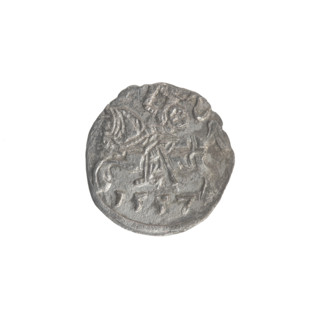Lithuanian denarius, Sigismund II Augustus (King of Poland; 1544–1572); emblems of the Jagiellon