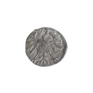Lithuanian denarius, Sigismund II Augustus (King of Poland; 1544–1572); emblems of the Jagiellon