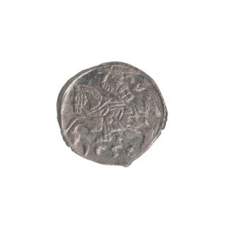 Lithuanian denarius, Sigismund II Augustus (King of Poland; 1544–1572); emblems of the Jagiellons