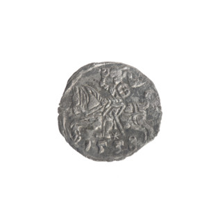 Lithuanian denarius, Sigismund II Augustus (King of Poland; 1544–1572); emblems of the Jagiellon