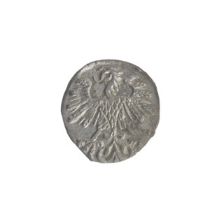 Denarius of Sigismund II Augustus (King of Poland, 1544–1572). Silver coin (Grand Duchy of