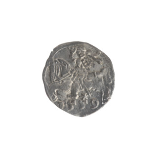 Lithuanian denarius, Sigismund II Augustus (King of Poland; 1544–1572); emblems of the Jagiellon